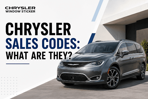 Chrysler Sales Codes