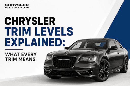 What Is Included on a Chrysler Build Sheet